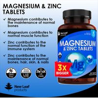 New Leaf Magnesium & Zinc 6 Month Supply